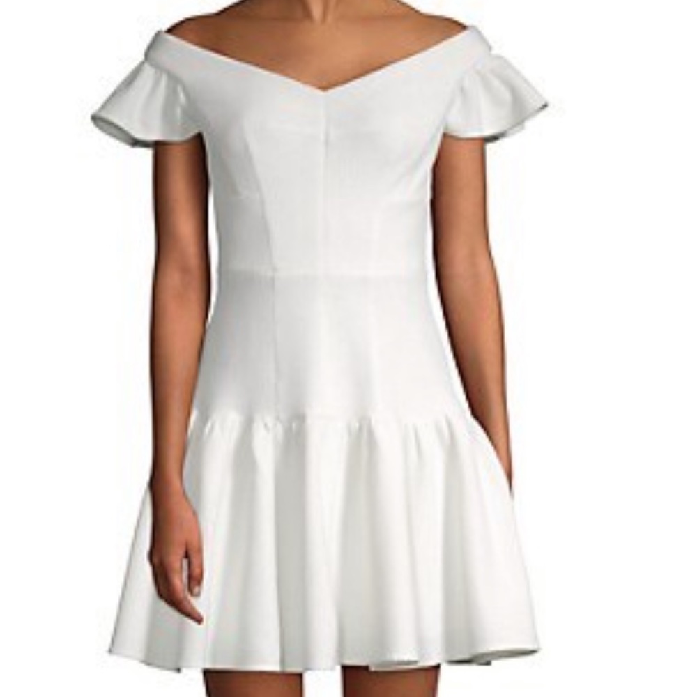 Rebecca taylor ruffle mini dress‼️